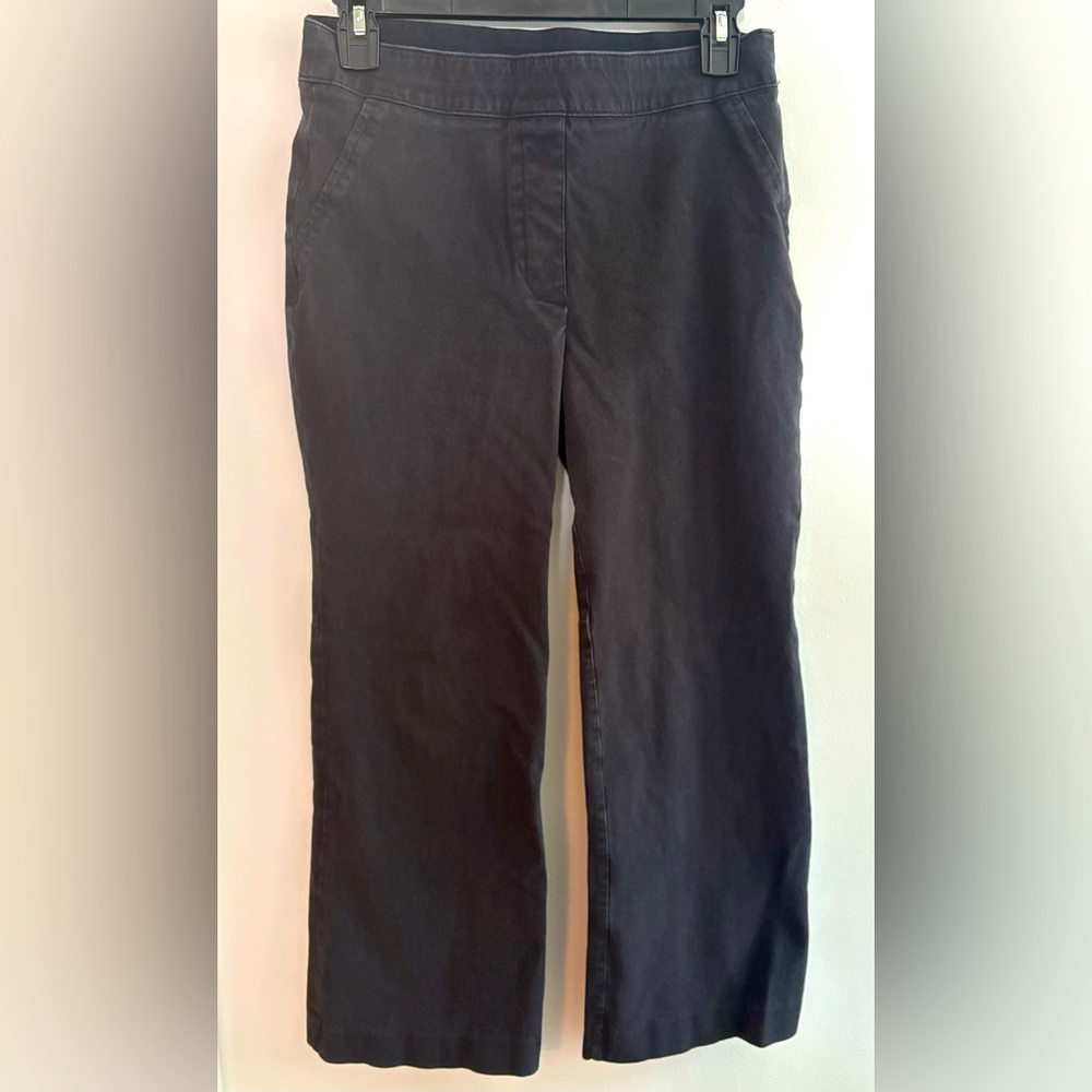 Spanx black pull on cropped pant